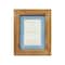 4" x 6" Brown Wood Tabletop Frame with Denim Mat, Treasured Finds by Ashland®